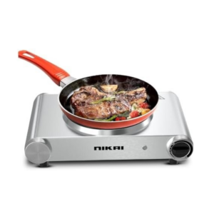 موقد كهرباء نيكاي 1 عين حجر 1500 وات - فضي