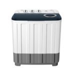 غسالة ملابس حوضين تي سي ال 8.5 كيلو- ابيض