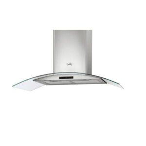 شفاط مطبخ 90 سم زجاجي بيلا – 4 سرعات – ستيل