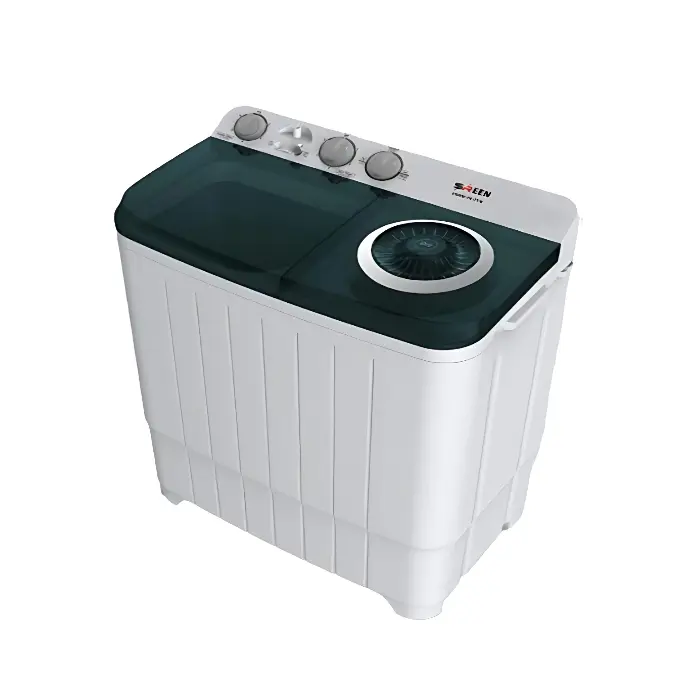 غسالة ملابس حوضين سرين 7 كيلو ــ أبيض SRWM-7K-TTW غسالة ملابس