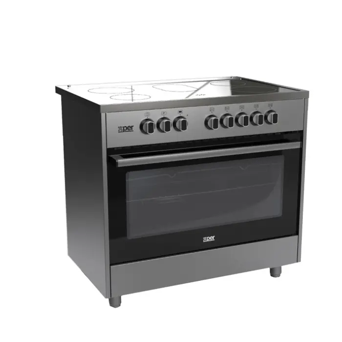 فرن كهرباء اكسبير 90*60سم 5 عيون سيراميك-ستيل XP9060VTCS فرن كهرباء اكسبير 90*60سم 5 عيون سيراميك-ستيل XP9060VTCS