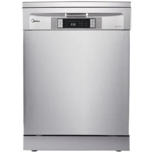 غسالة صحون ميديا 14 مكان 8 برامج - فضي WQP14-J7633A-S