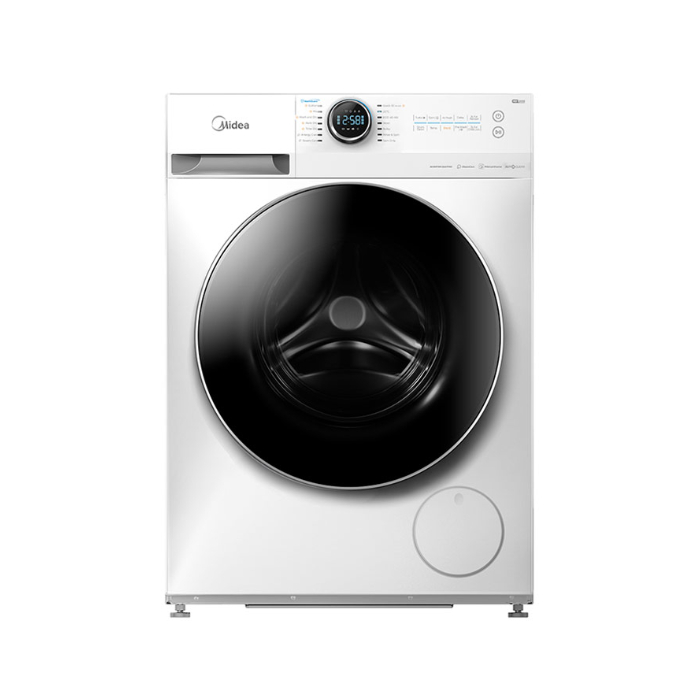 غسالة تحميل امامي ميديا 12 كيلو - انفرتر - أبيض MF200D120W1WSA غسالة تحميل امامي