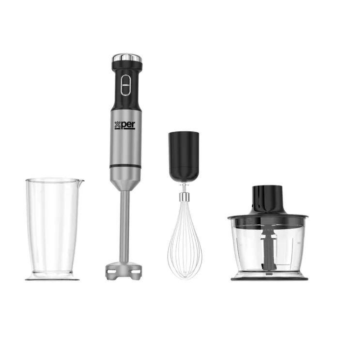 خلاط يدوي كهربائي اكسبير - 400 وات - ستيل XPHB-300-19 خلاط يدوي