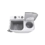 ⁦غساله 9 كيلو جنرال سوبريم حوضين - أبيض GSTT90XW⁩ - الصورة ⁦3⁩