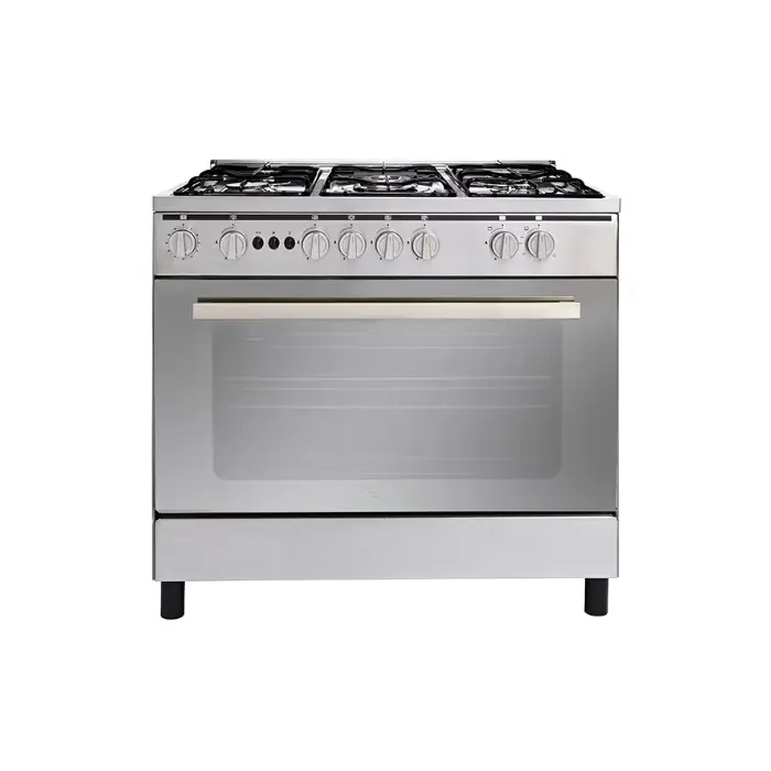 فرن جنرال سوبريم غاز 90*60 سم - 5 شعلات - ستيل GS9060FRGS فرن جنرال سوبريم