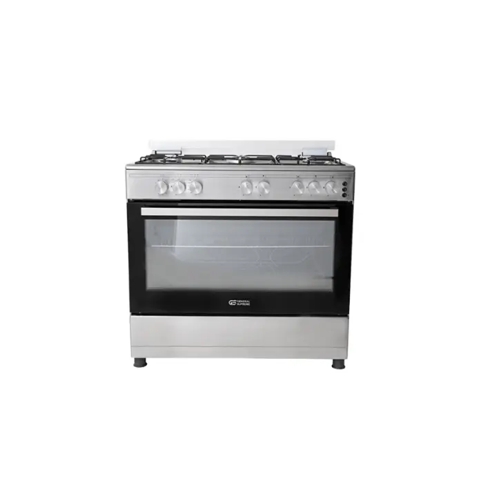 فرن غاز جنرال سوبريم 60 * 90 سم - 5 شعلات - ستيل GS9060FGS فرن غاز