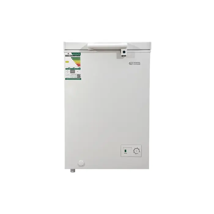 فريزر جنرال سوبريم 4 قدم أفقي - أبيض GSHF121H فريزر جنرال سوبريم