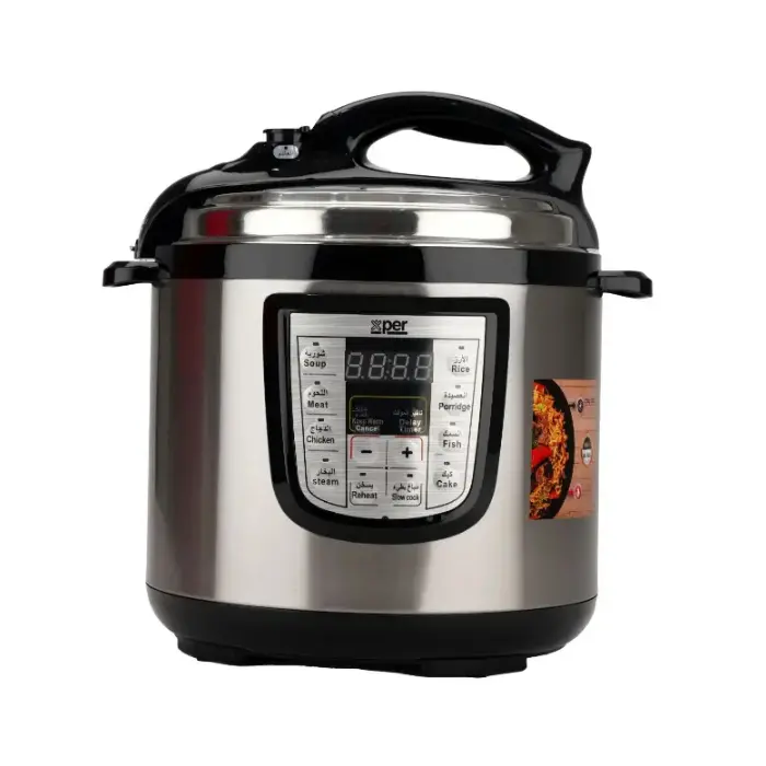 قدر ضغط كهربائي 6 لتر اكسبير 1000 وات - فضى XPC-1100-206L قدر ضغط كهربائي