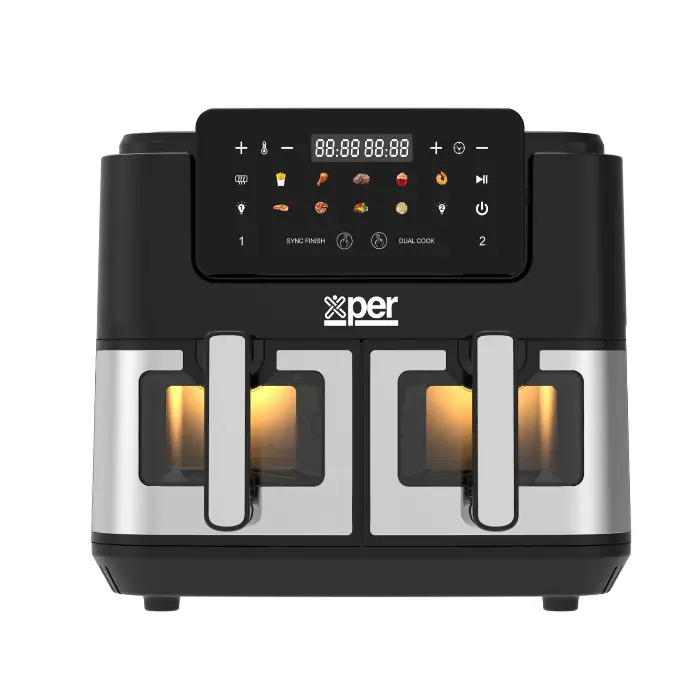 قلاية اكسبير هوائية 10 لتر ــ 2600 وات ــ أسود XPAF-5517DTW قلاية اكسبير