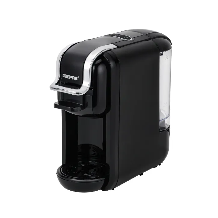 ماكينة تحضير القهوة جيباس 4*1 - 1450 وات - أسود GCM41526-BK ماكينة تحضير القهوة