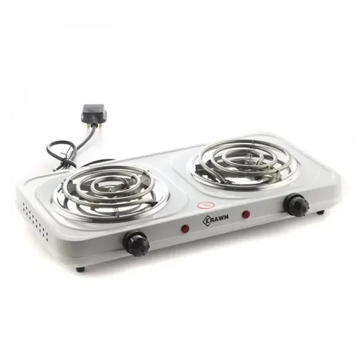 موقد كهرباء حلزوني كراون- 2 شعلة - 2000 وات KW-6203 موقد كهرباء