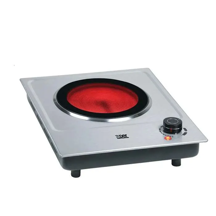 موقد كهربائي اكسبير سيراميك 1 عين - 1200 وات - ستيل XPHP-900-24 موقد كهربائي