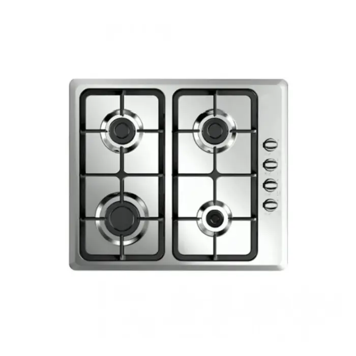 بوتاجاز مسطح غاز بلت ان تروفى 60 سم - 4 شعلات - ستيل TOAO-6402 بوتاجاز مسطح غاز