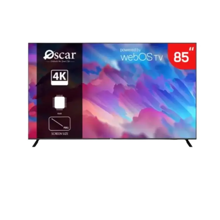 شاشة 85 بوصة سمارت اوسكار 4K UHD webOS - كيوليد OS85QLEDW شاشة 85 بوصة