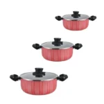 ⁦طقم قدور تفلون مستركوك - 6 قطع MC/1600-020⁩ - الصورة ⁦2⁩