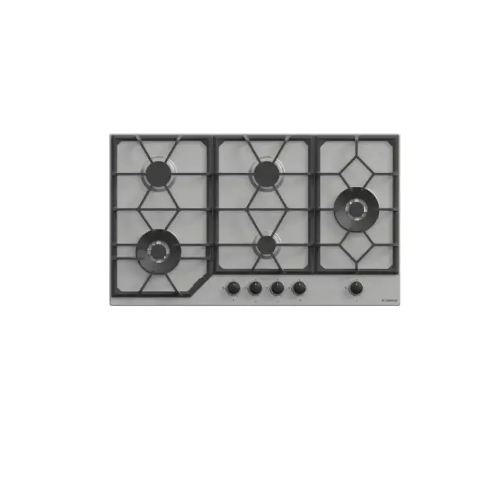 فرن بلت ان غاز ستار واى 60*90 سم - 5 شعلات - ستيل SWBH9605-RT181A فرن بلت ان