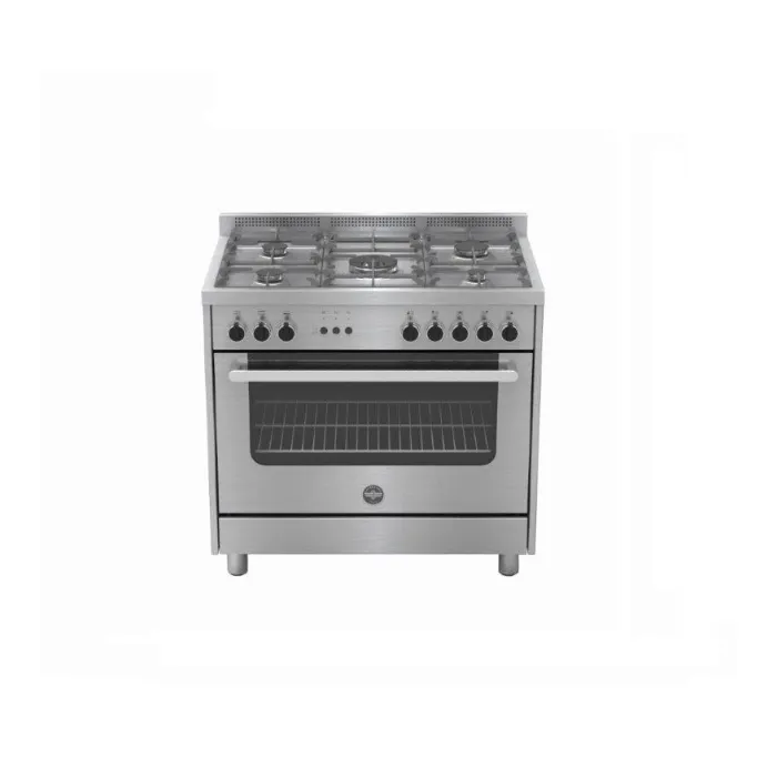 فرن لاجيرمانيا غاز 60*90 سم - 5 شعلات - ستيل Ris95c81bx فرن لاجيرمانيا