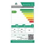 ⁦ثلاجة بلت ان بابين جورينيه 9 قدم - نوفروست - أبيض NRKI4182A2-SA2⁩ - الصورة ⁦2⁩