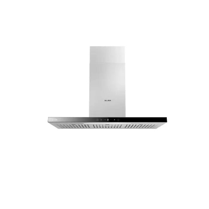 شفاط مطبخ حرف T جداري البا 90 سم - ستيل T90-TOUCH 1200 SS شفاط مطبخ