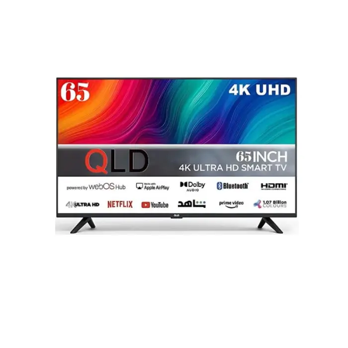 شاشة 65 بوصه كيولد 4K UHD - DLED سمارت QLDT-65S4KW1 شاشة 65 بوصه