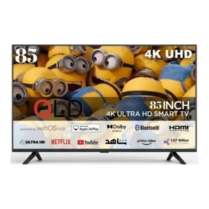 شاشة 85 بوصه كيولد 4K UHD - DLED سمارت QLDT-85S4KW1 شاشة 85 بوصه