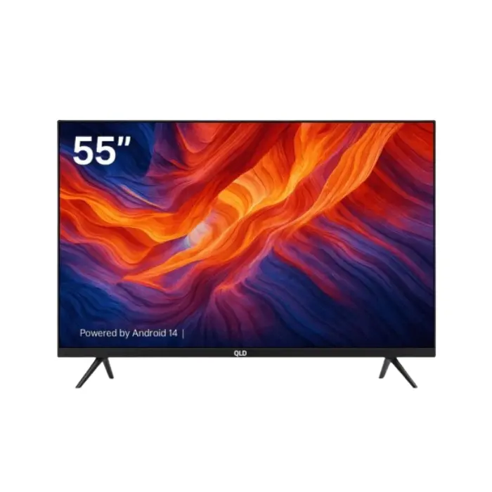 شاشة سمارت كيولد 55 بوصه اندرويد 14 - دي ليد QLDT-55S1 شاشة سمارت