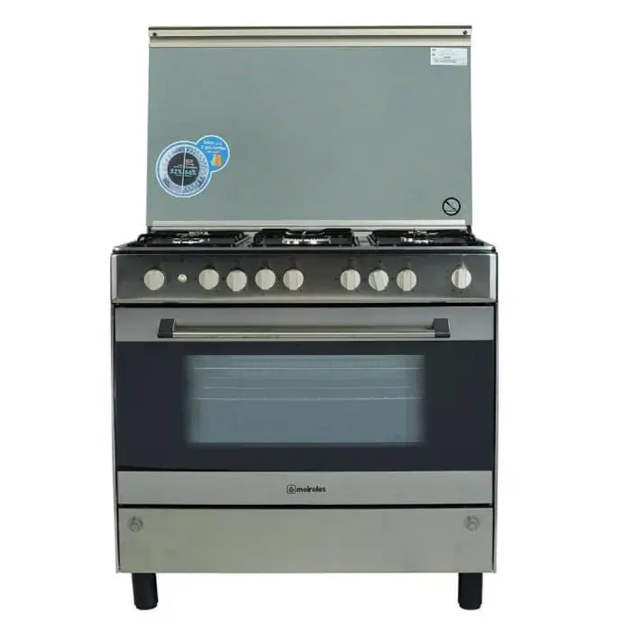 فرن غاز 60 * 90سم ميرليس 5 عيون ــ استيل G 900 X SP فرن غاز