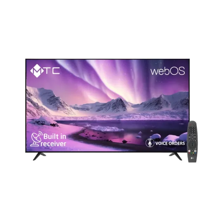 شاشة 85 بوصه ام تي سي 4KUHD webOS - سمارت MT85UH435BWOS شاشة 85 بوصه